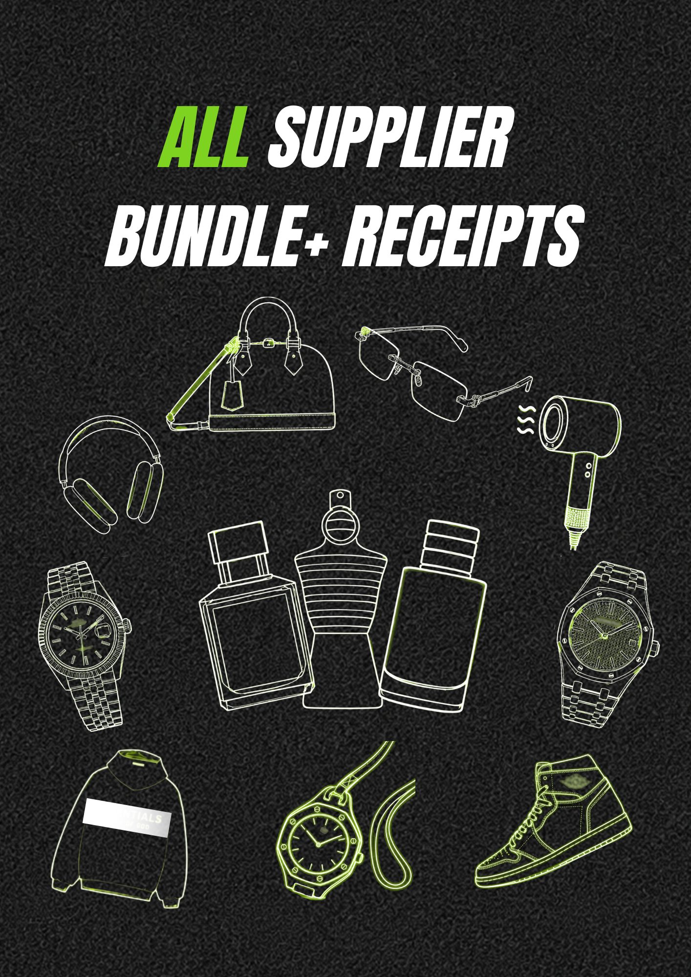 ALL SUPPLIER BUNDLE + RECEIPT