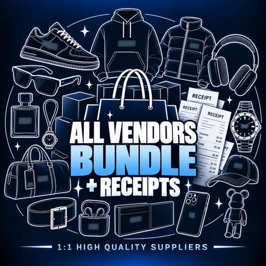 ALL VENDORS BUNDLE + RECEIPTS